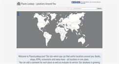 Desktop Screenshot of placeslookup.com